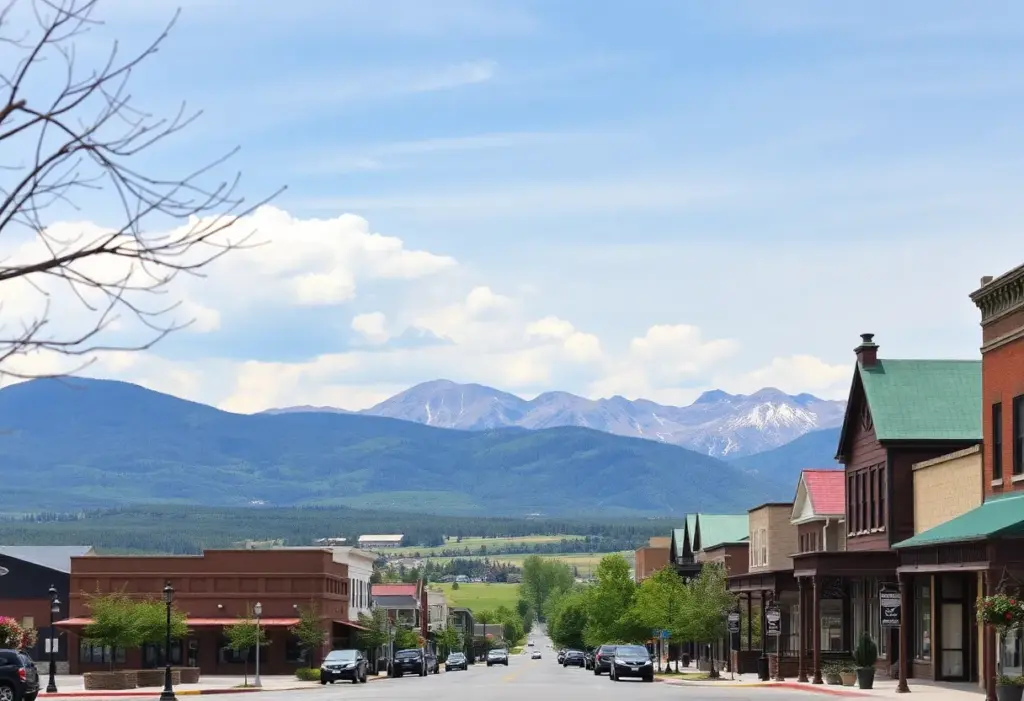 Scenic view of Butte Montana, ideal for retirement.
