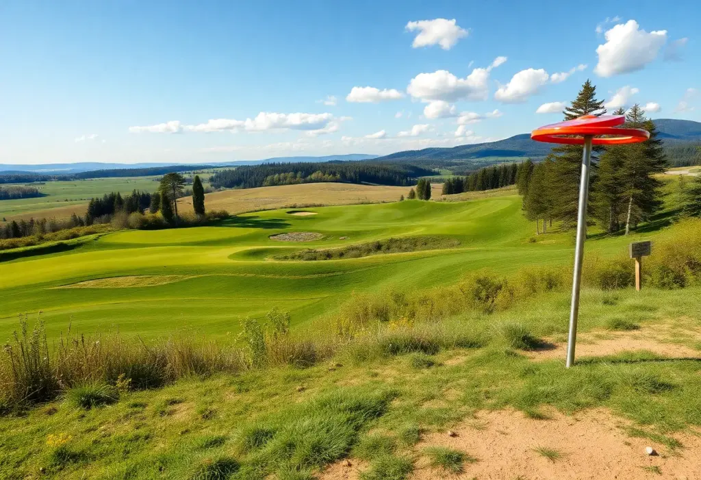 Scenic view of Cactus Rock DGC disc golf course