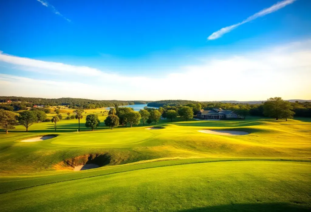 Golfers on the Blue Monster course at the Cadillac Championship 2026