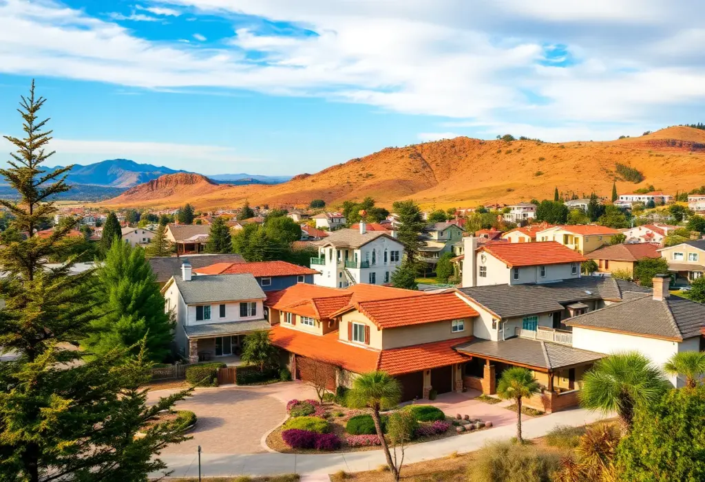 Scenic view of charming towns in California perfect for retirees