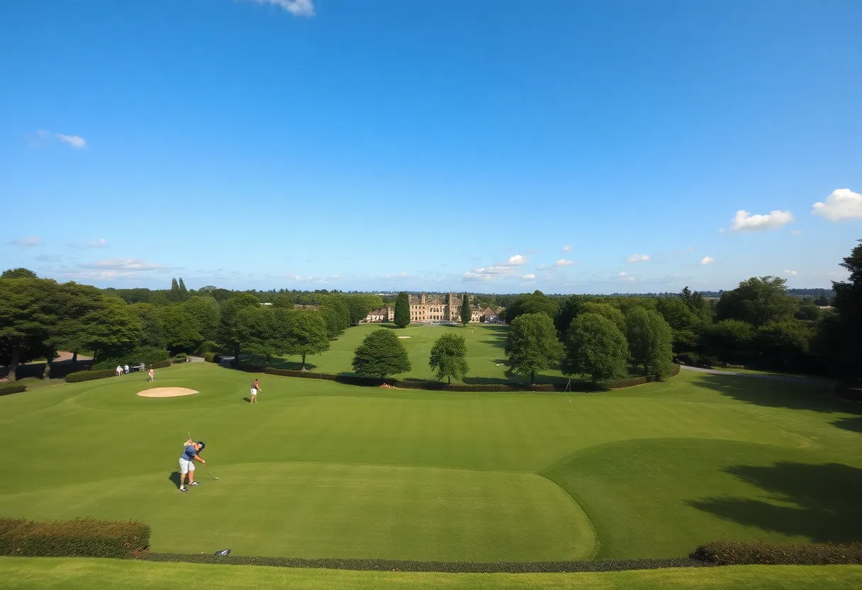 Historic view of Club Intramuros Golf Course