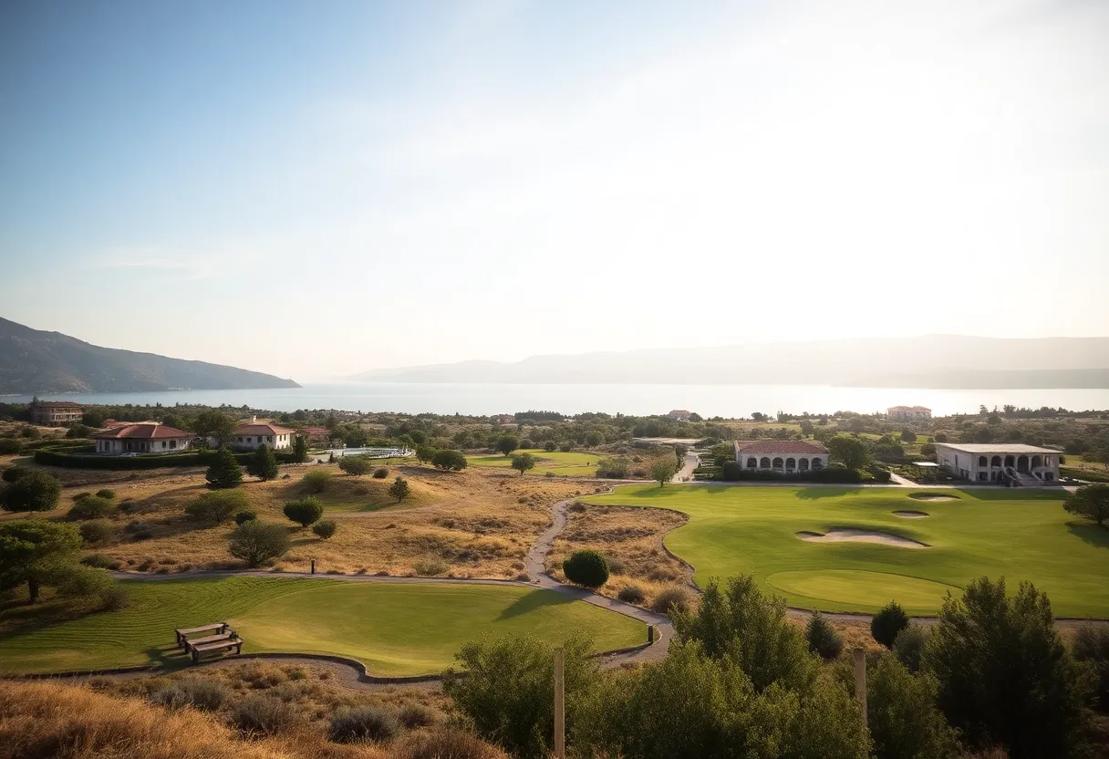 View of Costa Navarino Golf Resort in Greece showcasing beautiful landscapes