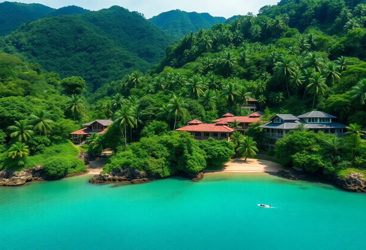 Landscape of Costa Rica featuring rainforests and beaches