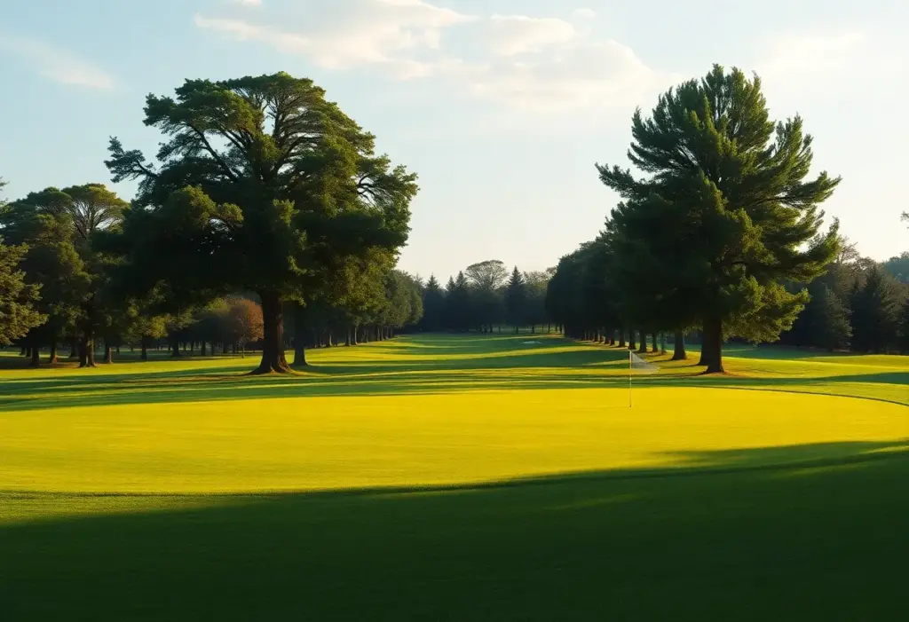 Scenic view of a golf course representing the legacy and future of golf