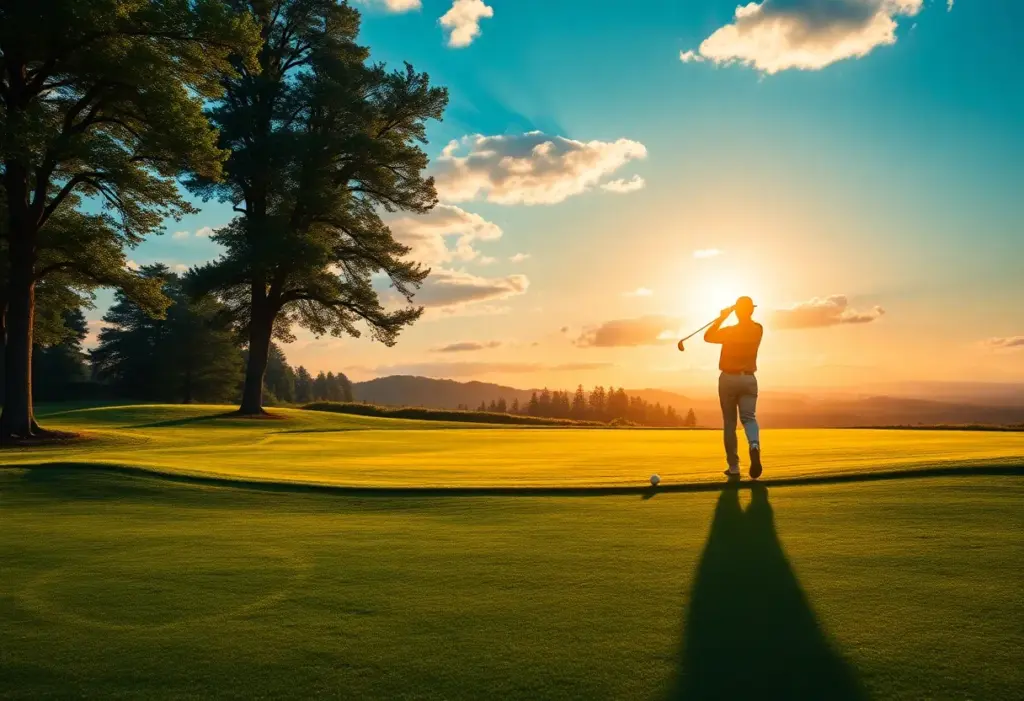 A beautiful golf course representing the legacy of a legendary golfer.