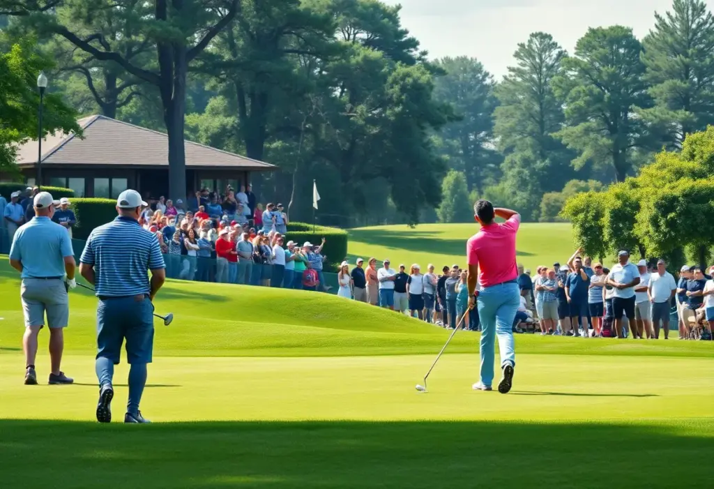 Players competing during the Grant Thornton Invitational at Tiburon Golf Club