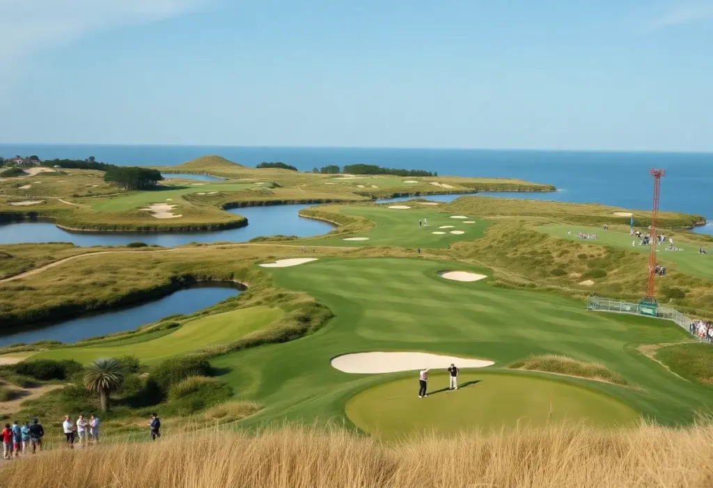 A view of the Albany Golf Course during the Hero World Challenge