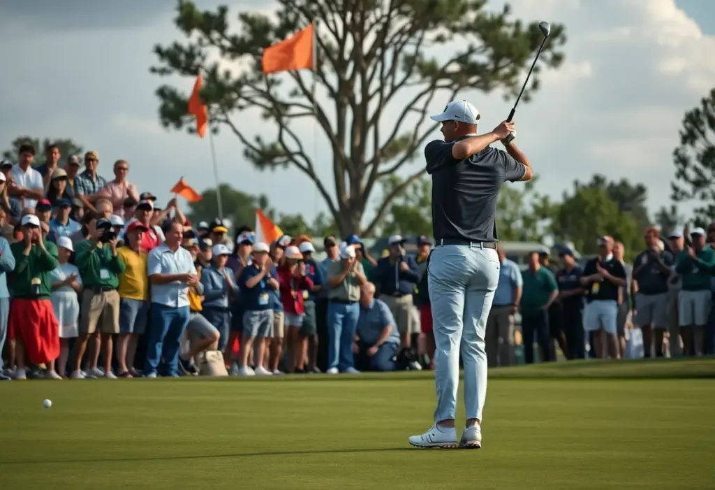 Golf tournament at AfrAsia Bank Mauritius Open