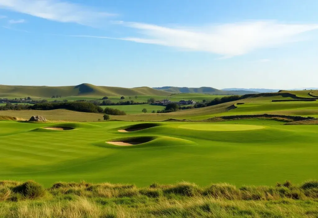 Lush fairway at Jeffersonville Golf Club