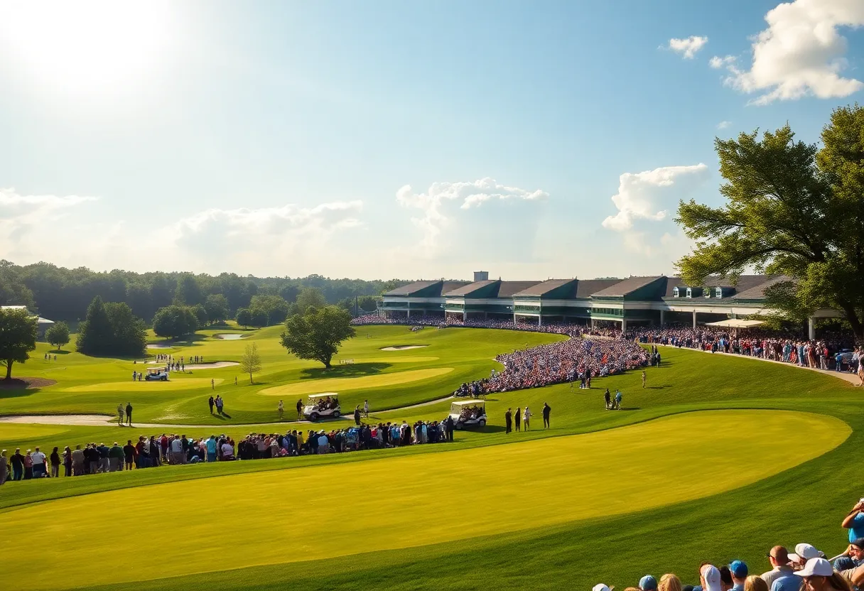 Medinah Country Club during the Presidents Cup