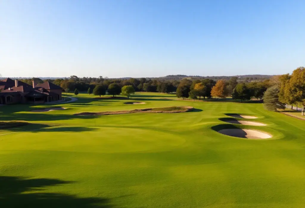 Lush golf course landscape in Melbourne's Sandbelt region