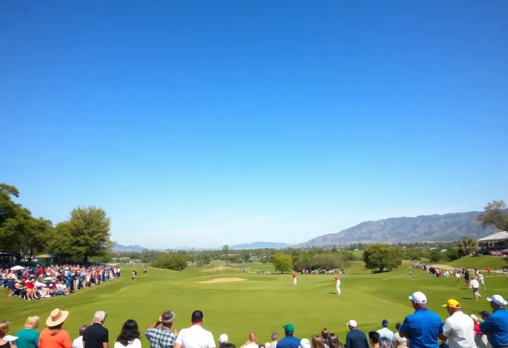 Golfers competing at the Nedbank Golf Challenge at Gary Player Country Club