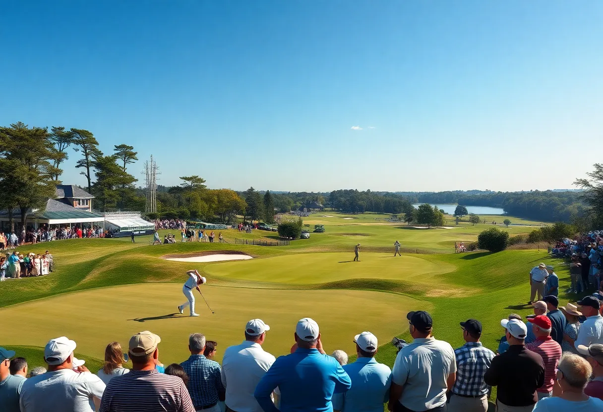 2025 Nedbank Golf Challenge with players and fans