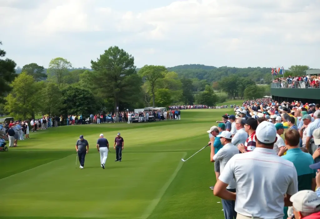 Players competing at the Nedbank Golf Challenge