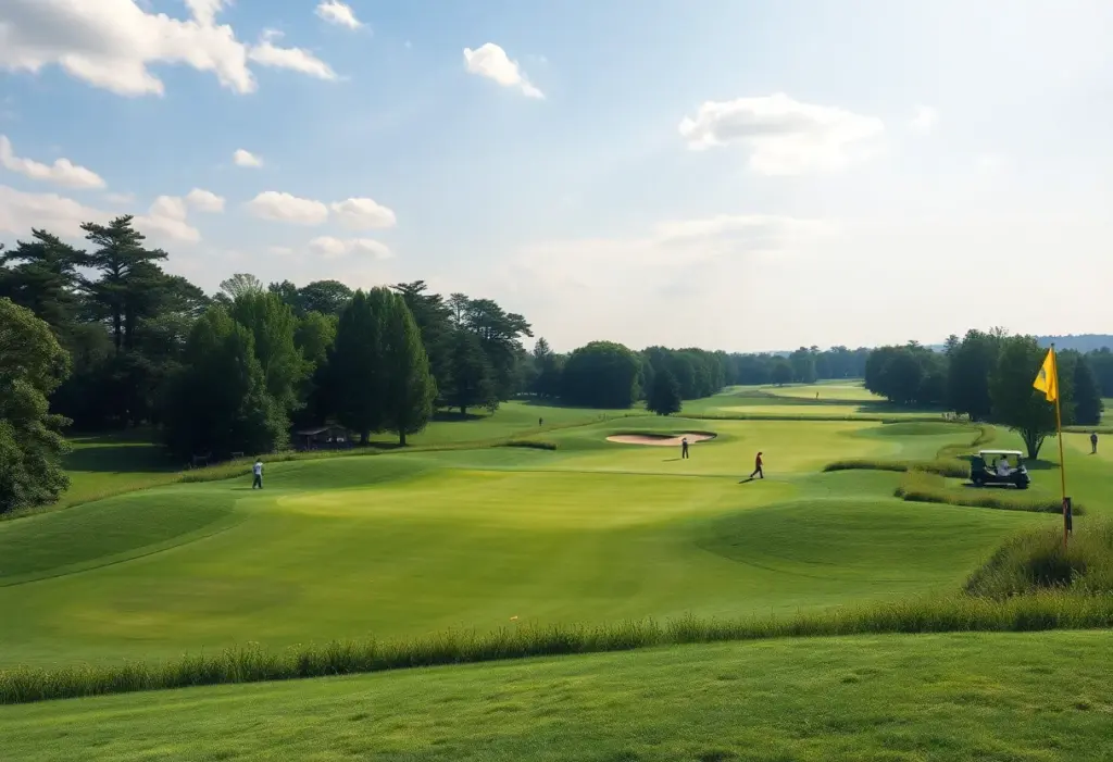 Golf course scene from the 2026 Nedbank Golf Challenge