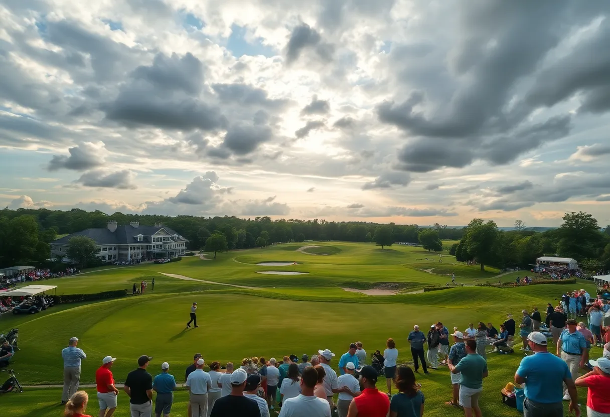 Scene from the Nedbank Golf Challenge at Gary Player Country Club
