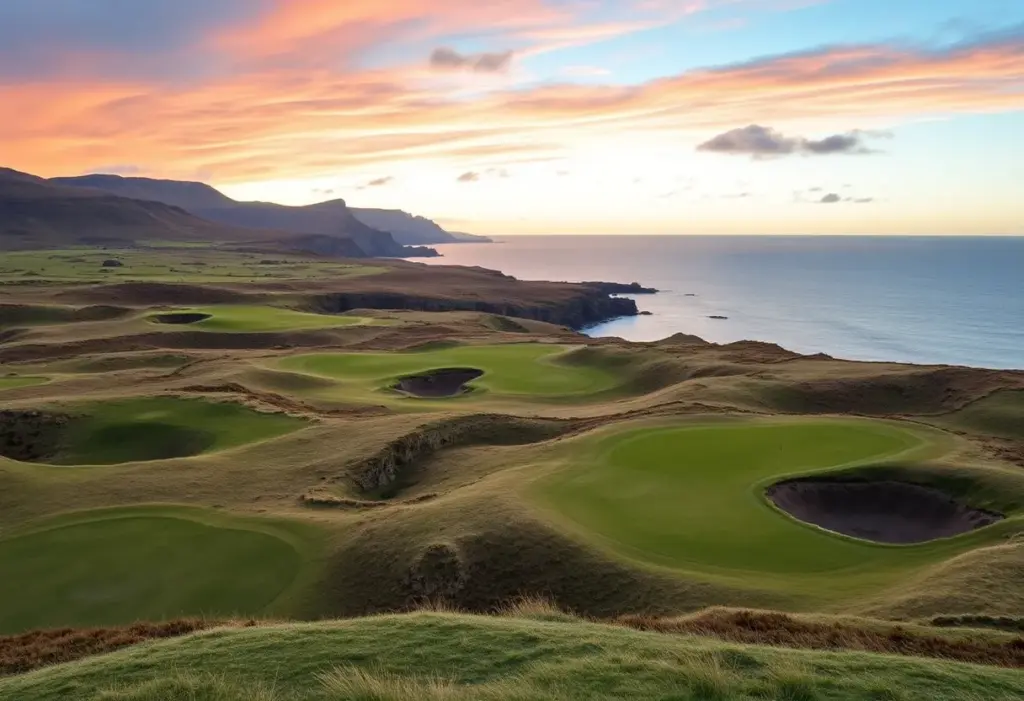 Scenic view of the historic North Berwick Golf Course