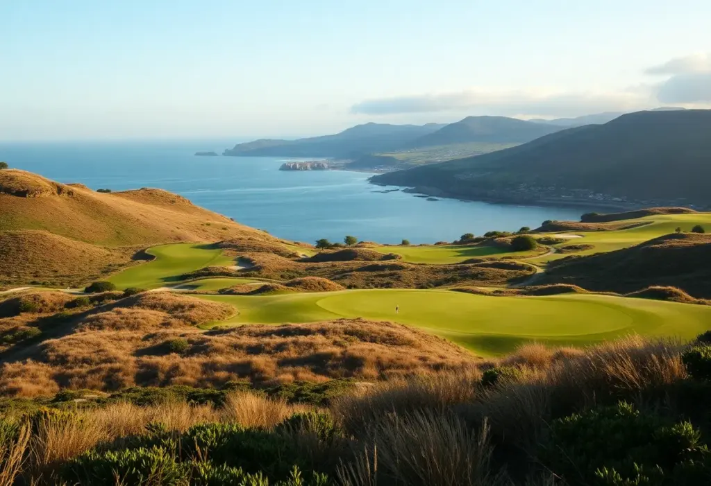 Historic North Berwick Golf Course featuring coastal views