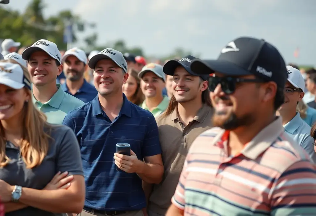 Golf Event Blending Professionals and Creators