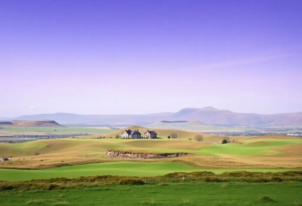 The stunning Machrie golf course view on Islay, Scotland