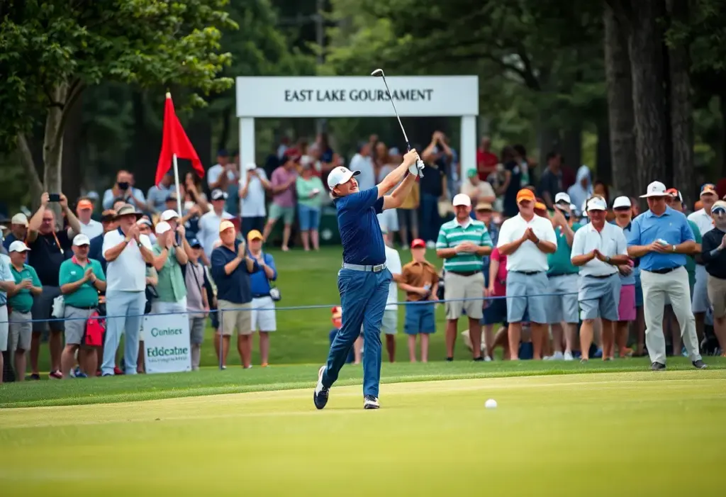 Golf tournament celebration at East Lake Golf Club