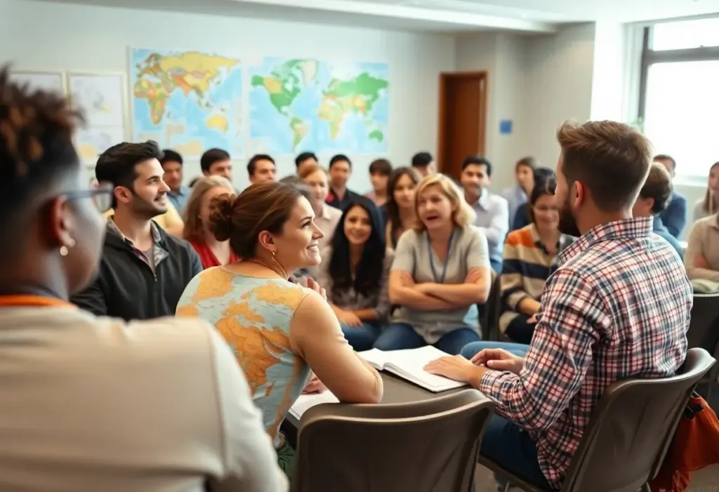 Workshop for a travel series at a community center