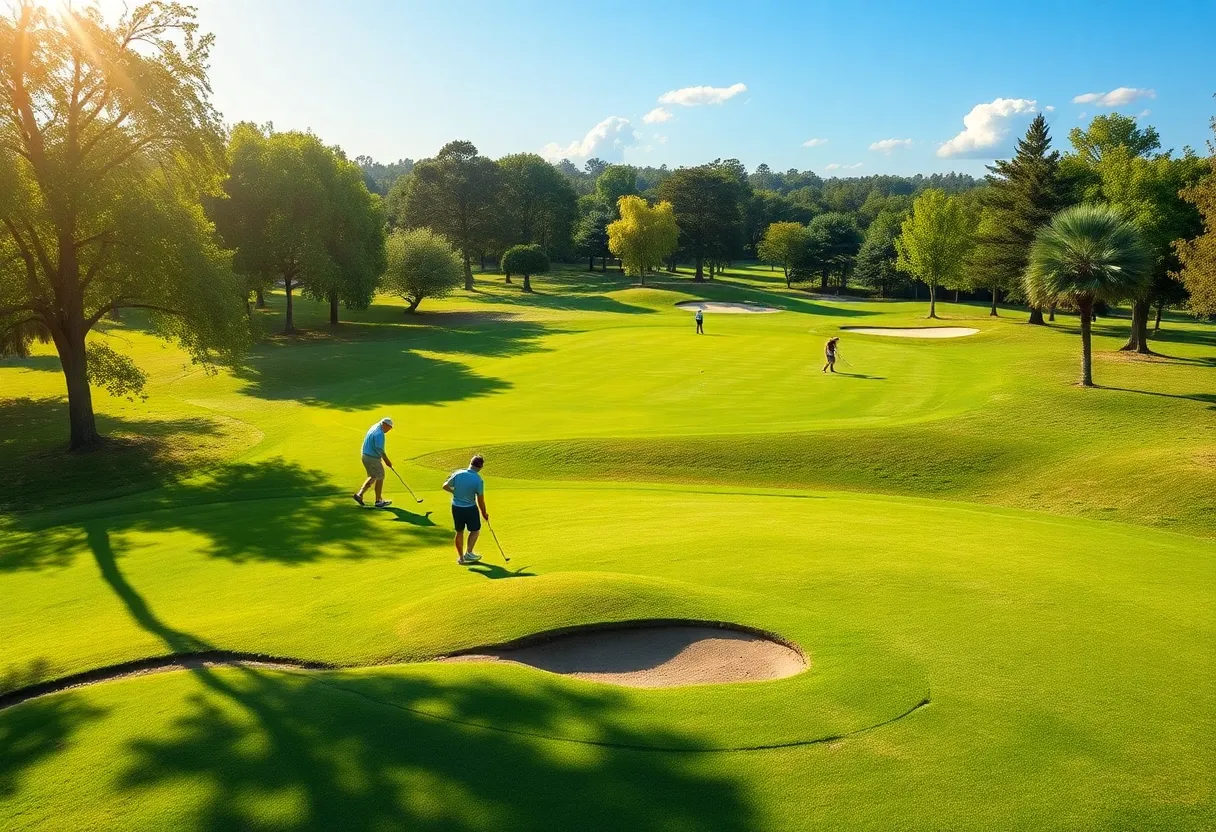 Celebration of 50 years of USGA Members Program with a vibrant golf course