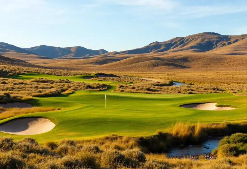 Beautiful view of Wild Spring Dunes golf course in East Texas