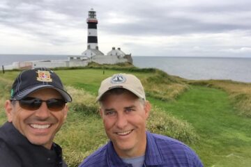 Old Head Golf Course in Cork, Ireland.  Maybe the most beautiful piece of golf property in the world.