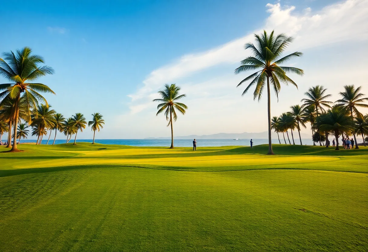 Golfers competing at the 2026 American Express Golf Tournament