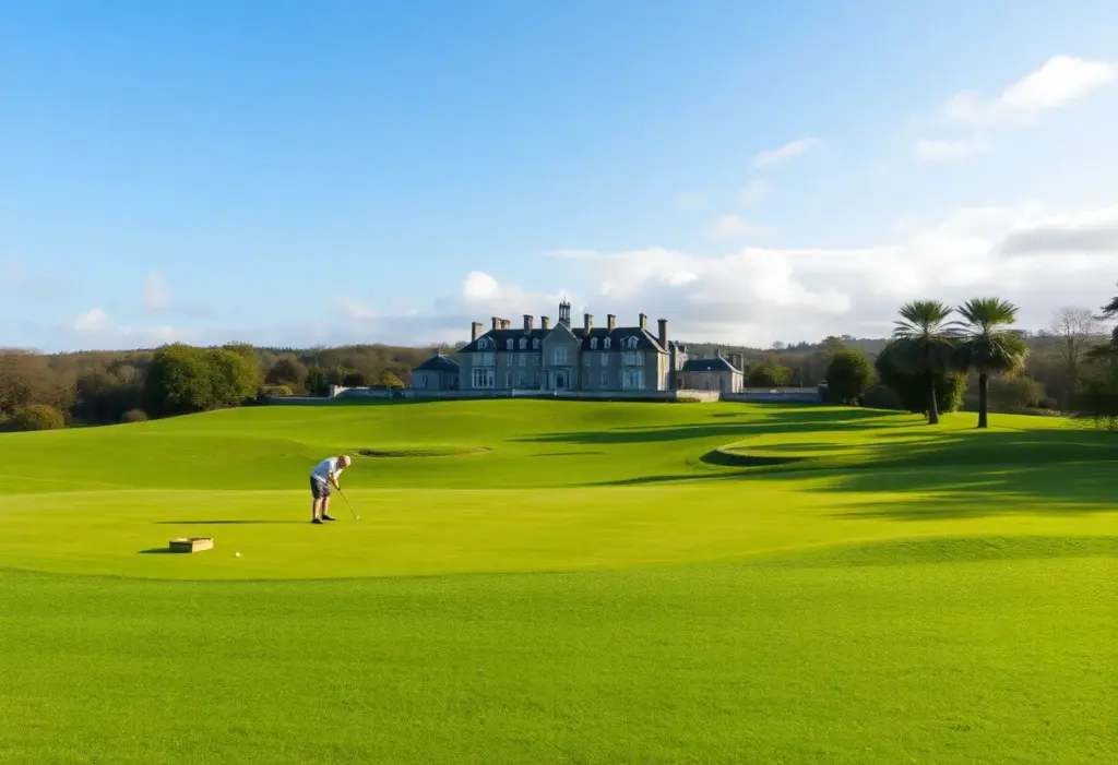 Scenic view of Adare Manor Golf Course in Ireland
