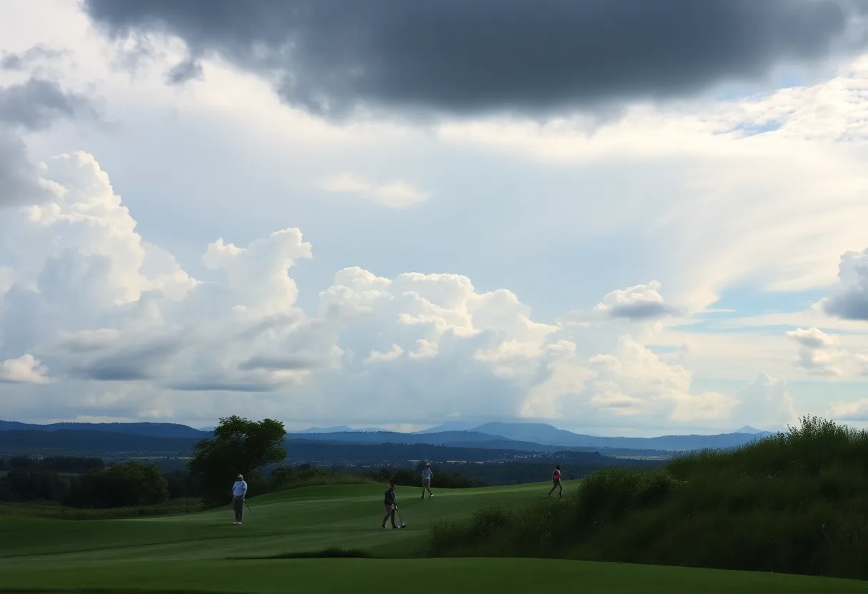 Overview of the AIG Women's British Open golf course
