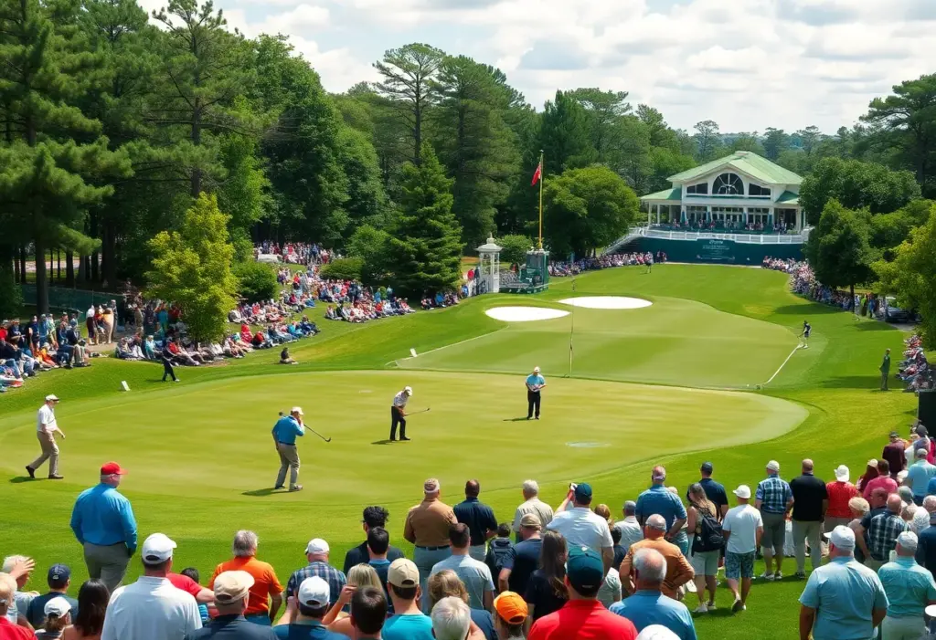 Thrilling atmosphere at Augusta National during the 2026 Masters Tournament