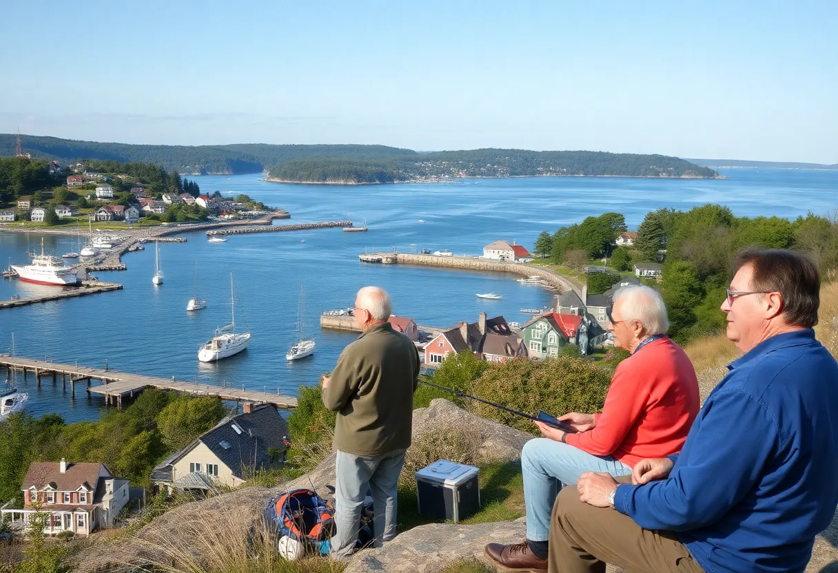 Retirees enjoying the coastal beauty of Connecticut