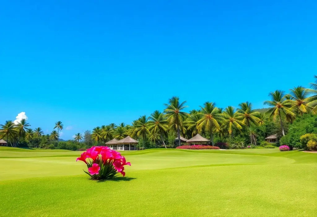 Golf course in the Dominican Republic