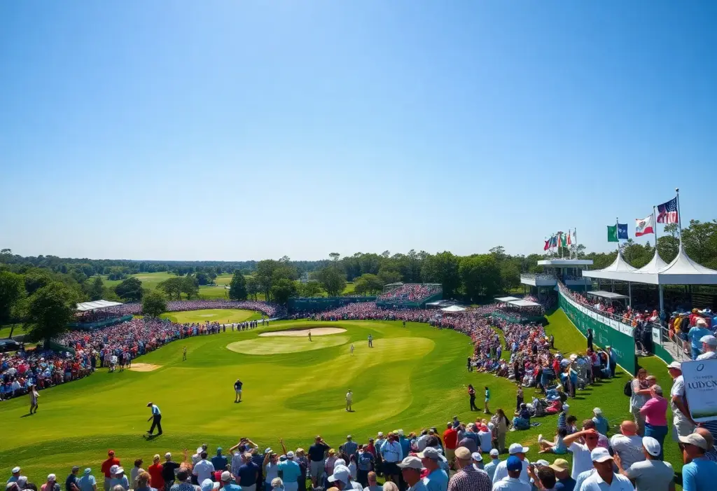 Golfers competing at the Dubai Invitational 2026