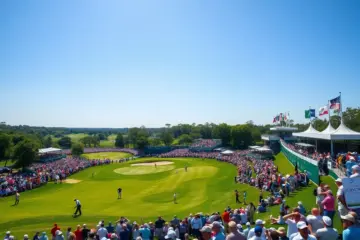Golfers competing at the Dubai Invitational 2026