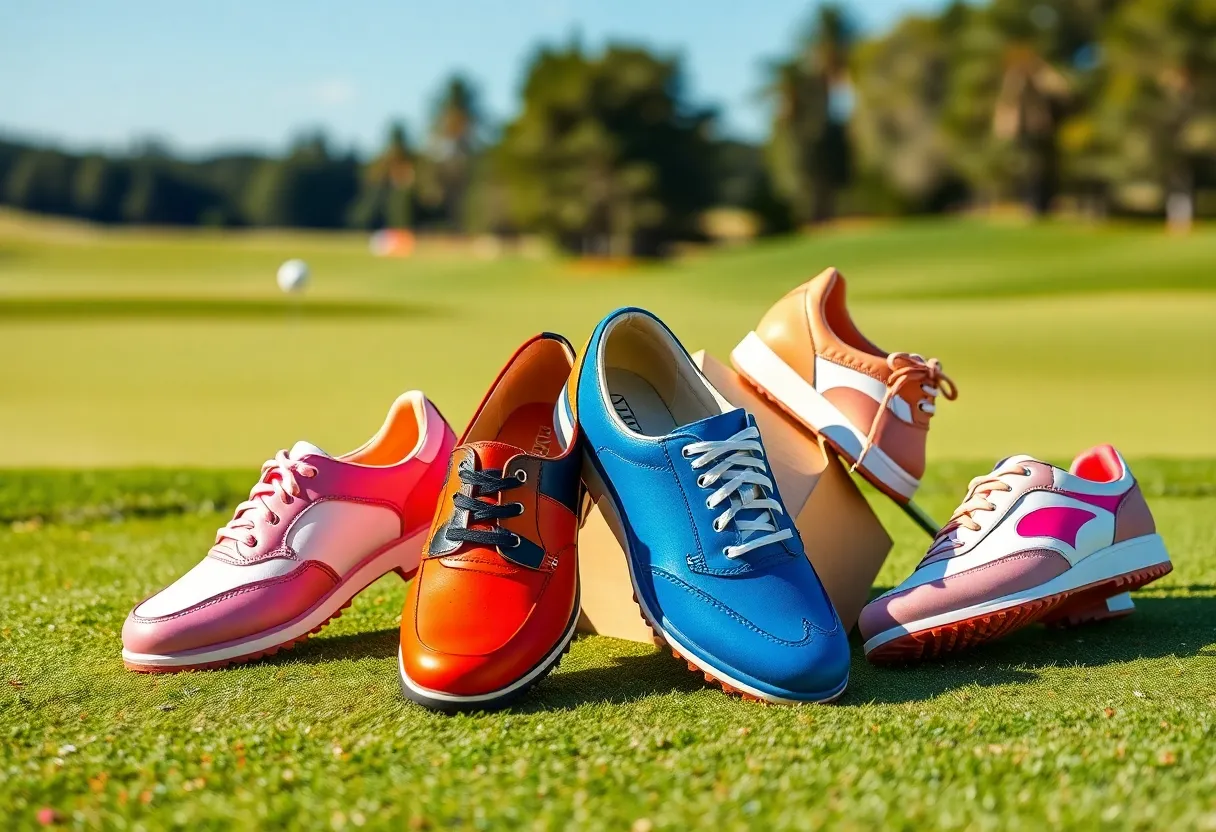 Stylish women's golf shoes from ECCO GOLF and Fore All collection