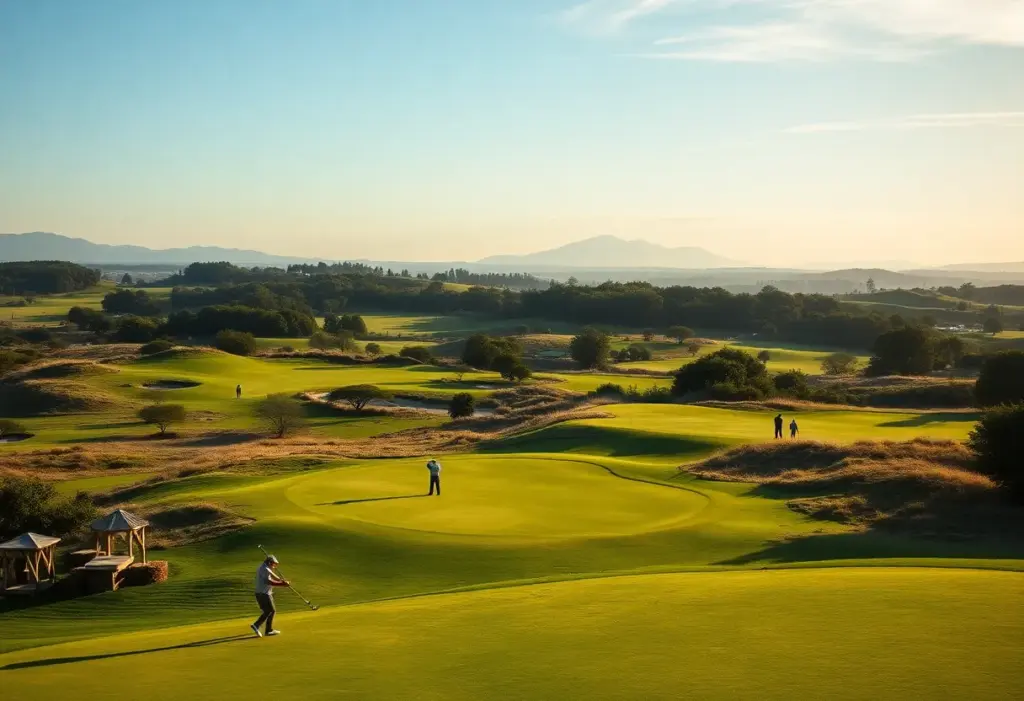 Golfers competing during the 2026 Farmers Insurance Open at Torrey Pines