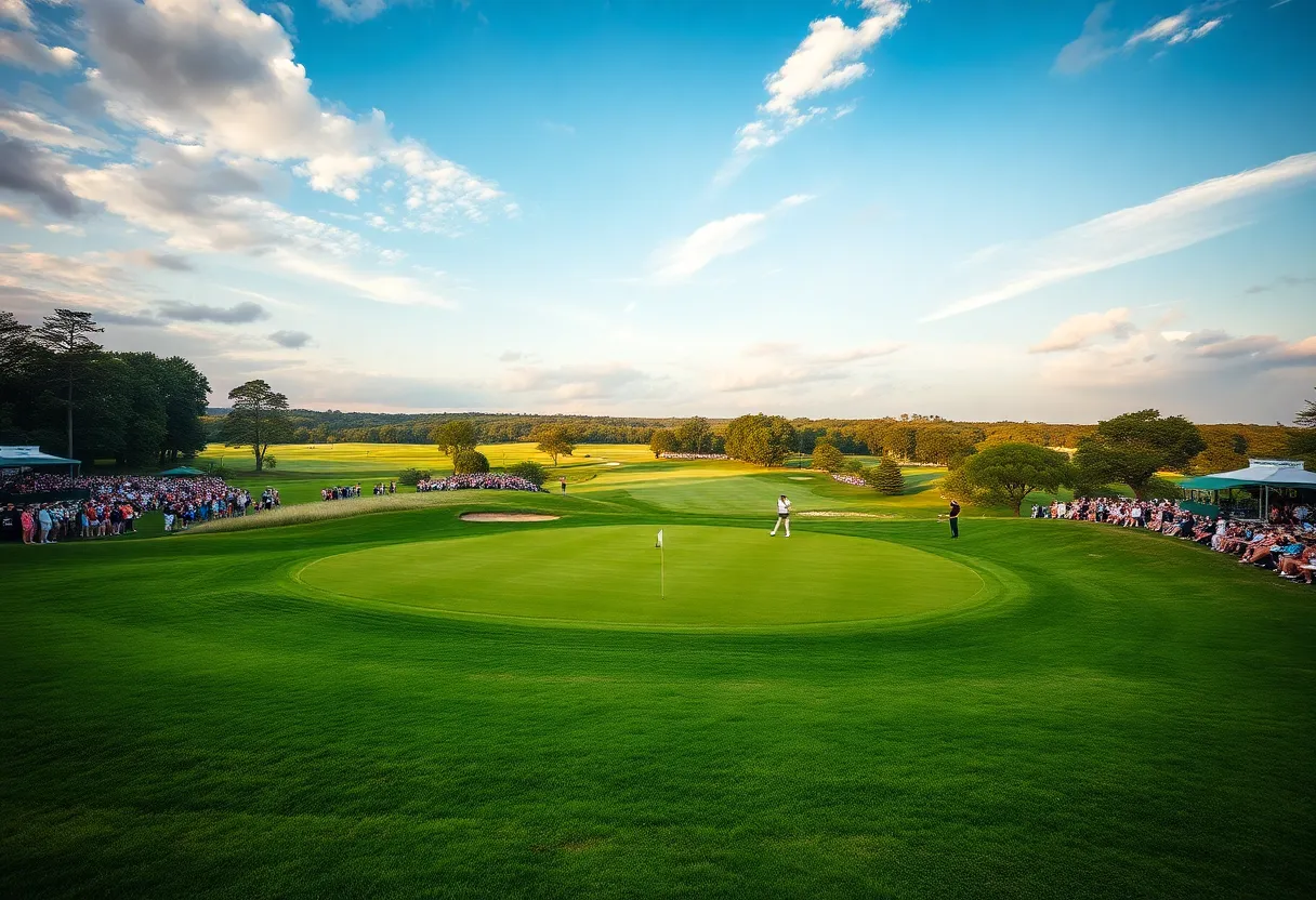 Filipino golfers participating in ICTSI Philippine Masters