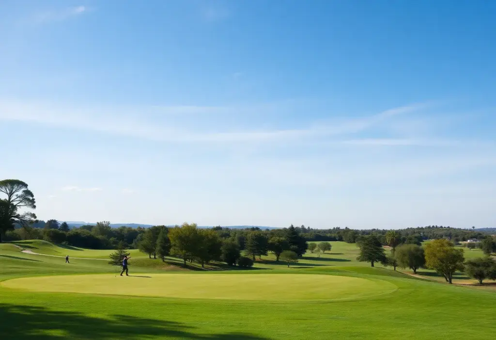 Players competing in a golf tournament at Killarney Country Club