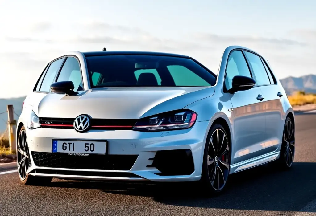 Volkswagen Golf GTI Edition 50 in striking colors
