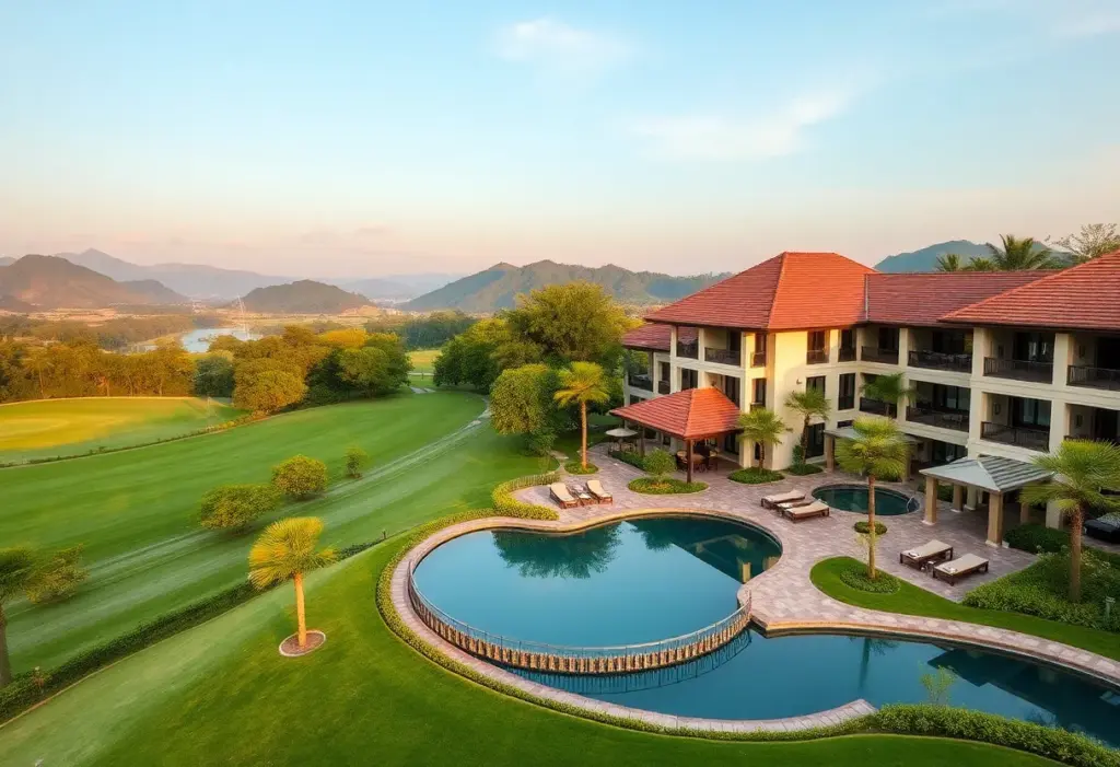 Overview of Hoiana Resort & Golf in Central Vietnam