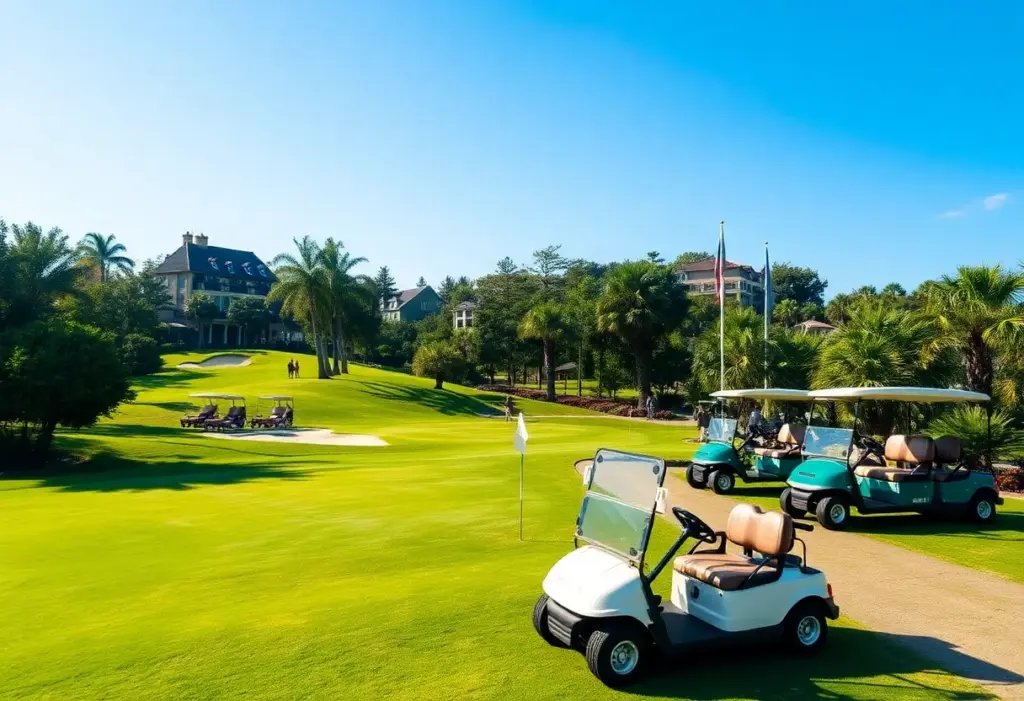 Trump International Golf Club during the holiday season.