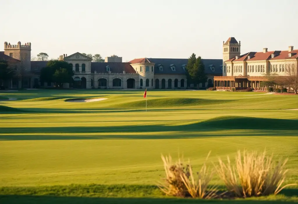 Golf course at Joint Base Andrews with scenic fairways