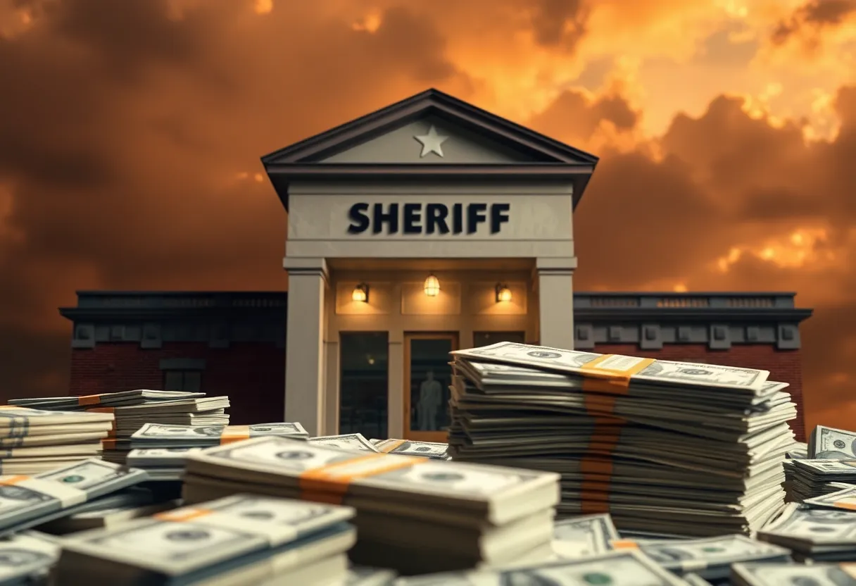 Concept of financial mismanagement related to Lake County Sheriff's office