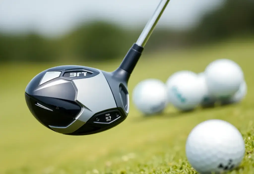 Mizuno JPX One Driver displayed on a golf course