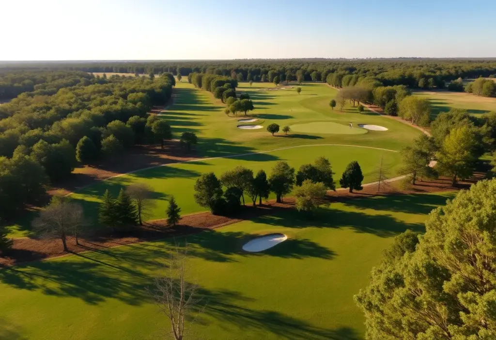 Beautiful landscape of Myopia Hunt Club golf course