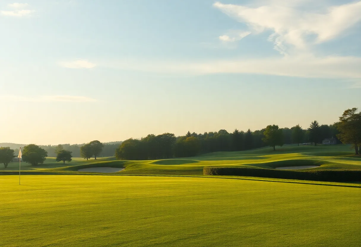 Golf course representing leadership transition in PGA of America.