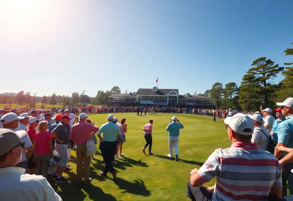 Golf fans at the PGA Championship
